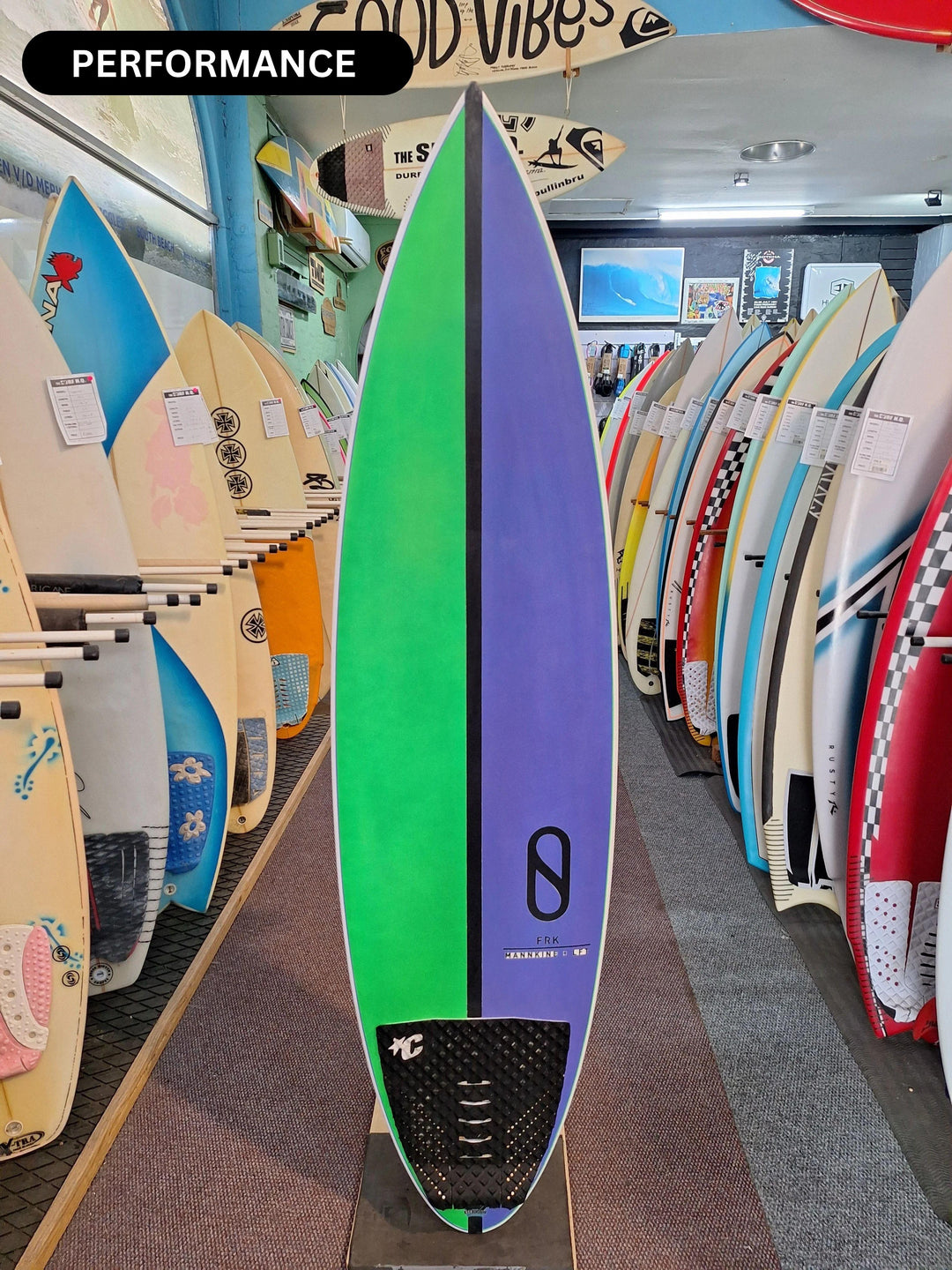 SLATER SHAPES EPOXY MANNKINE 5'10 X 18 1/2" X 2 7/16" = 27L