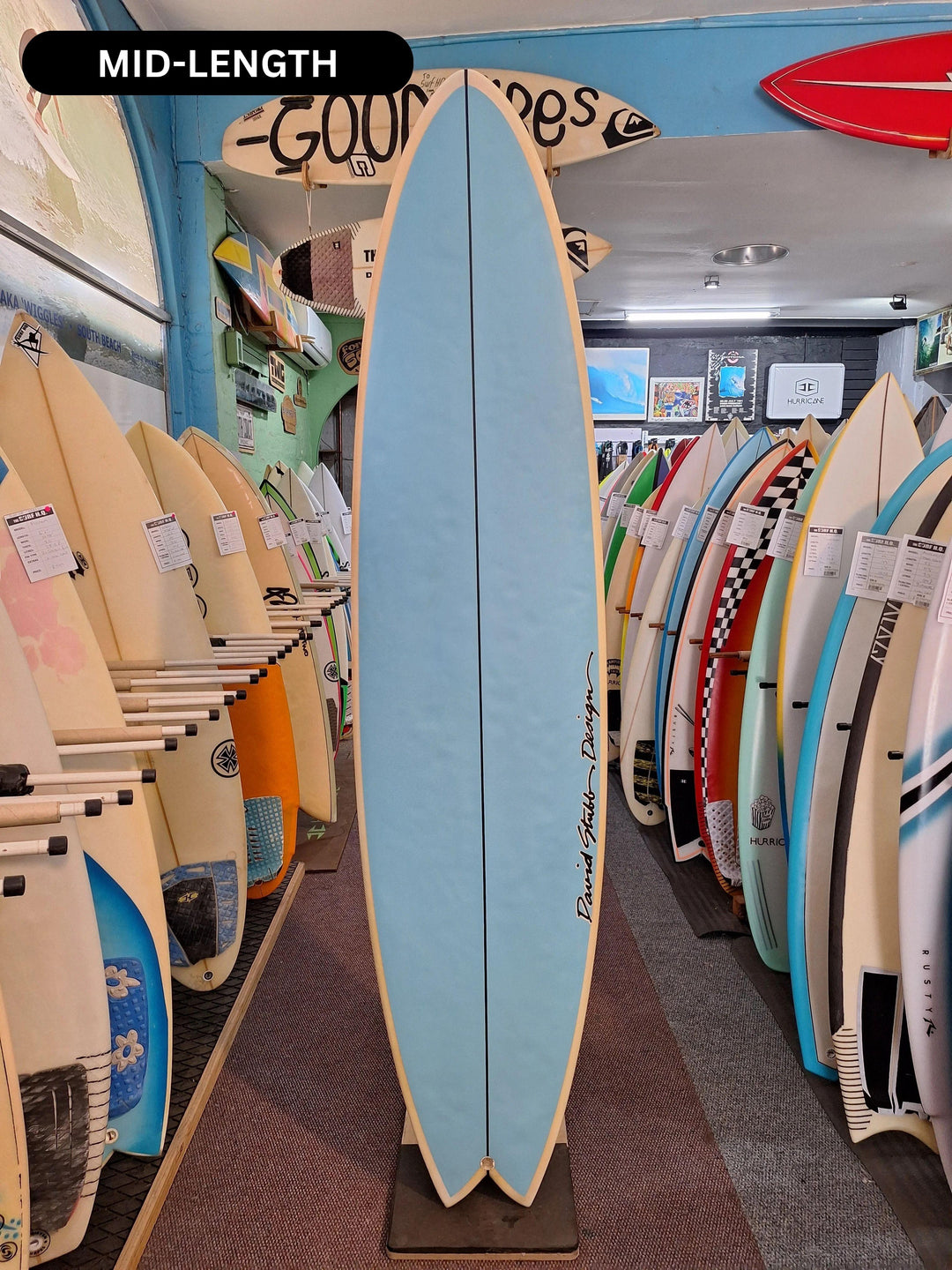DAVID STUBB DESIGN PU 7'3 X 20 3/4" X 2 3/4" = 48.8L