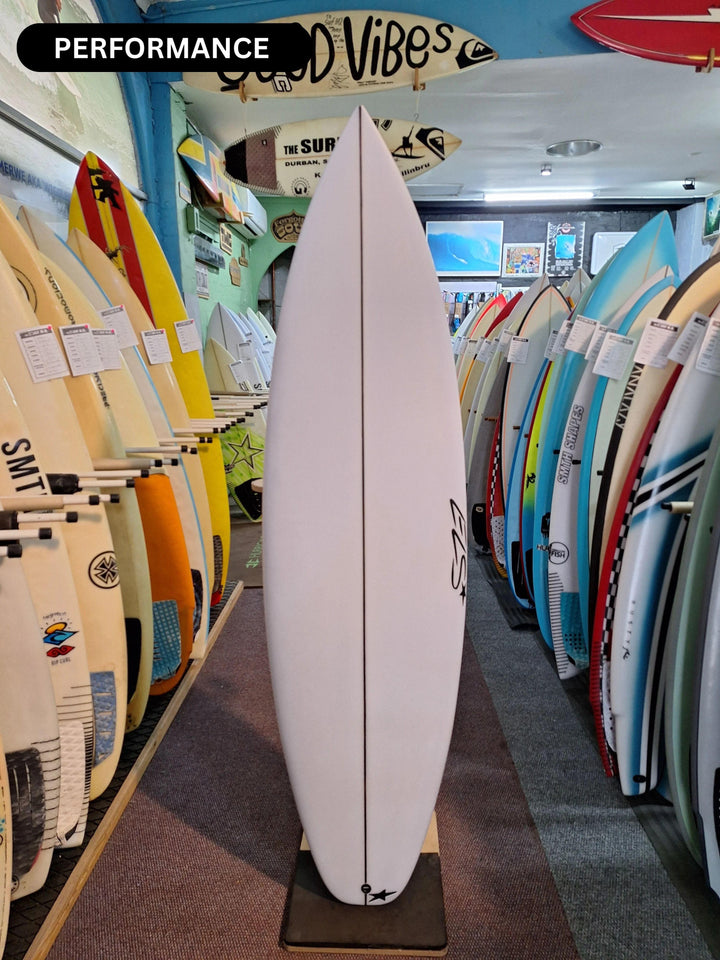 ELS PU WHITE LIGHTNING 6'0 x 19.57" x 2.61" = 31.67L
