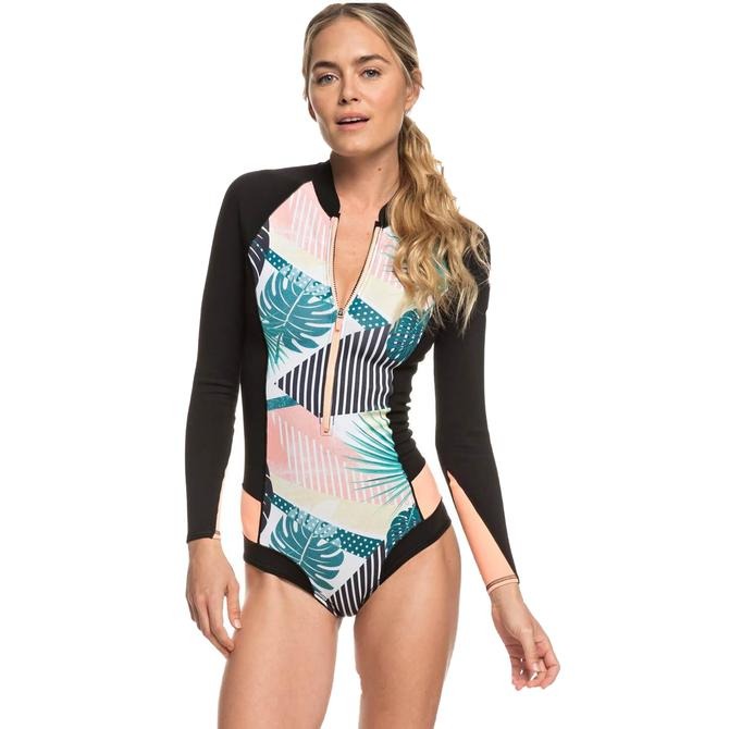1.0 POPSURF FZ LS CHEEKY - Black / Palm
