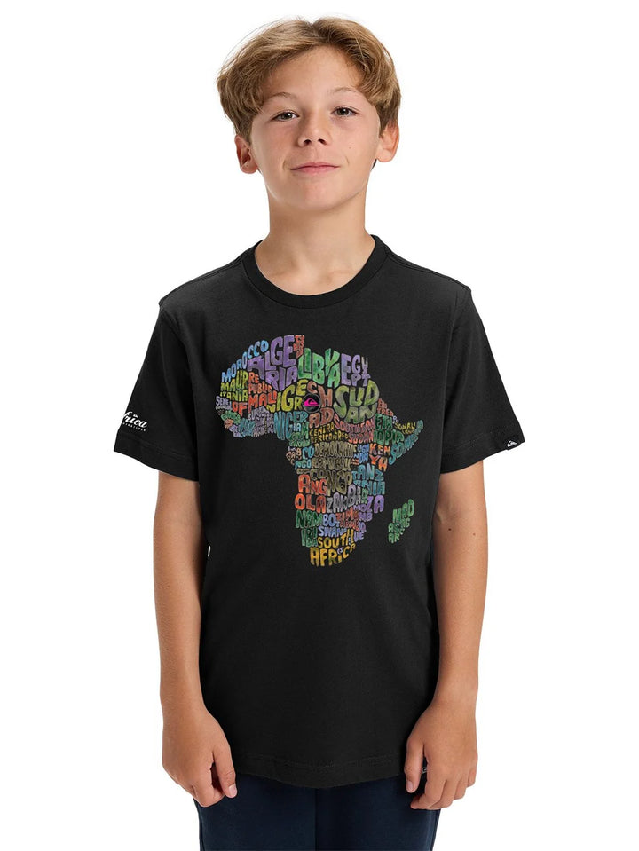 AFRICA WORKSONG SS YOUTH - Black