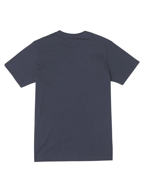 Big Rvca Tee - Gold Logo/Navy