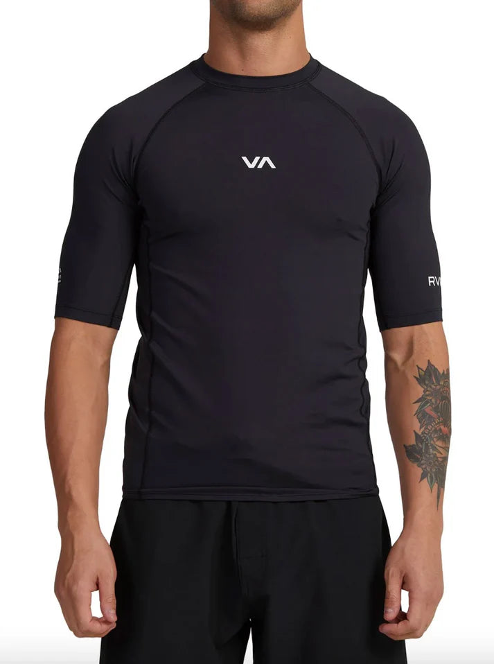 RVCA SS RASHGUARD - Black
