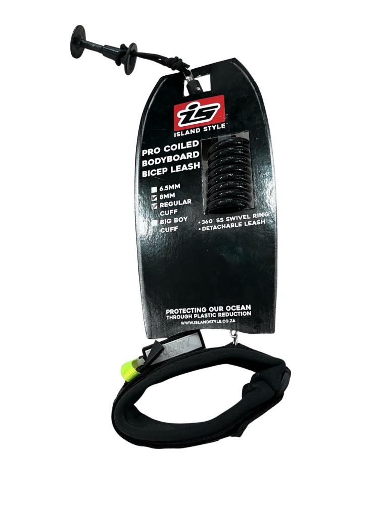 8.0Mm Medium Coil Bicep Leash