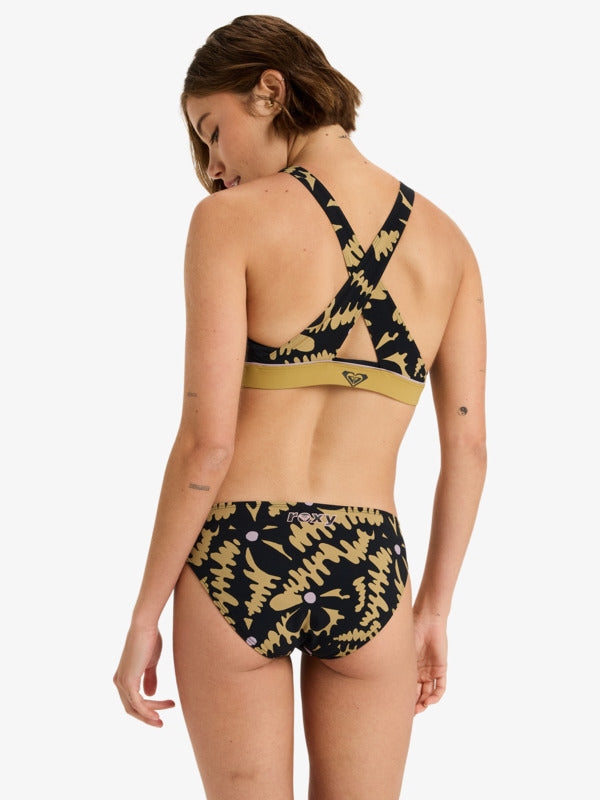 ROXY ACTIVE HIPSTER - Anthracite Big Flowers