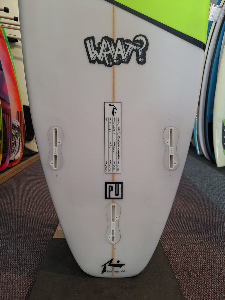 RUSTY PU WHAT 5'10 X 18.87" X 2.36" = 29.5L