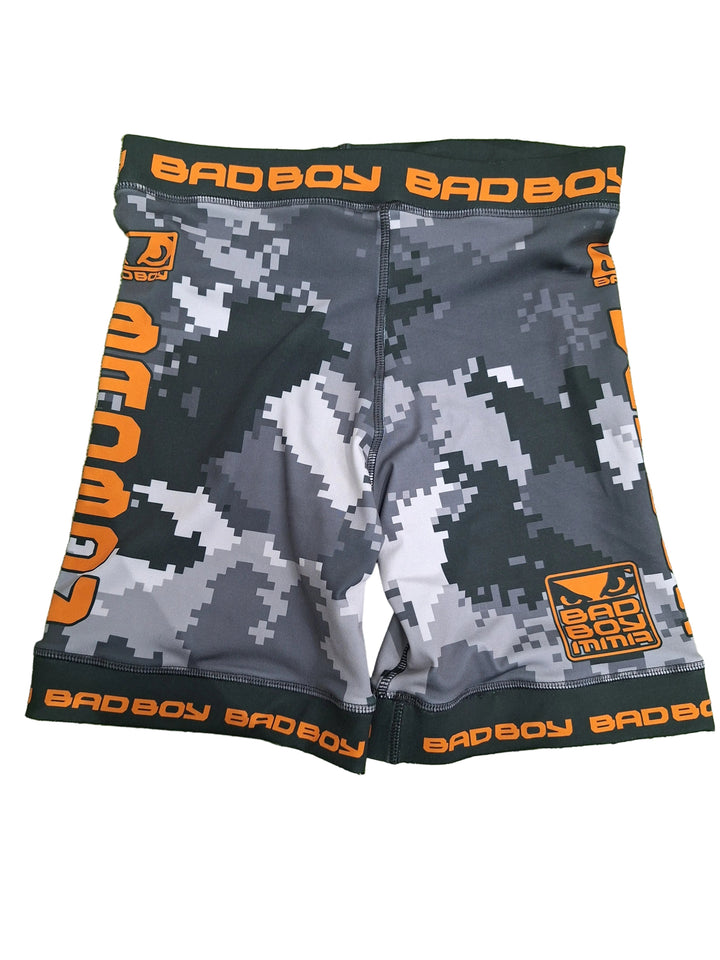 Bad Boy Fight Tights- Camo & Orange