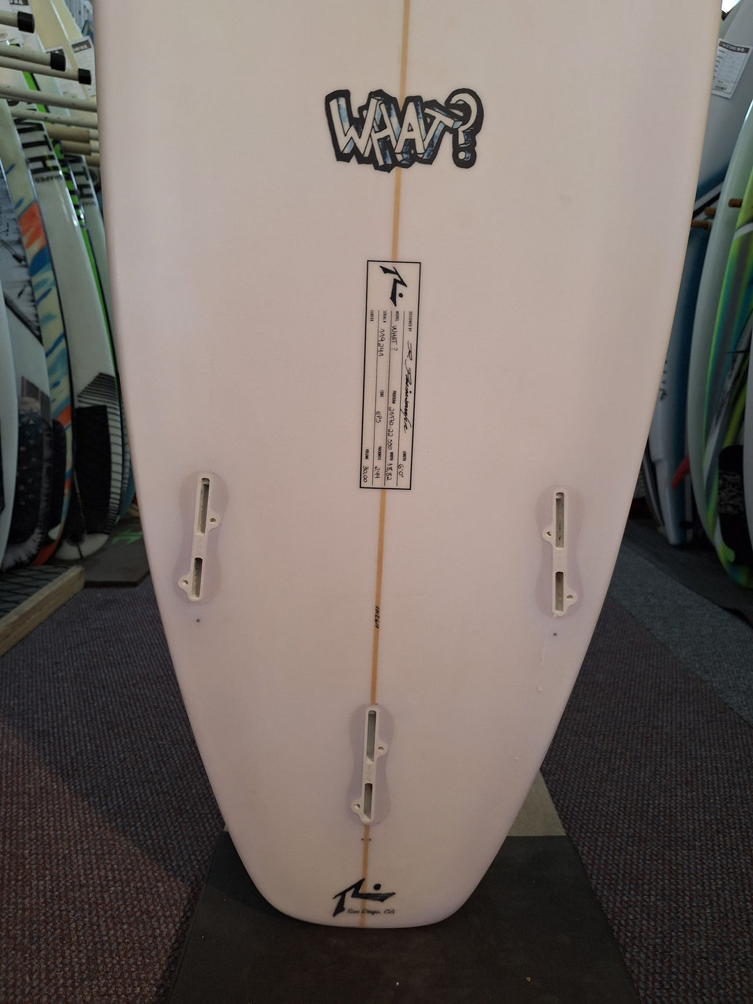 RUSTY EPOXY WHAT? 6'0 x 18.82" x 2.44" = 30L