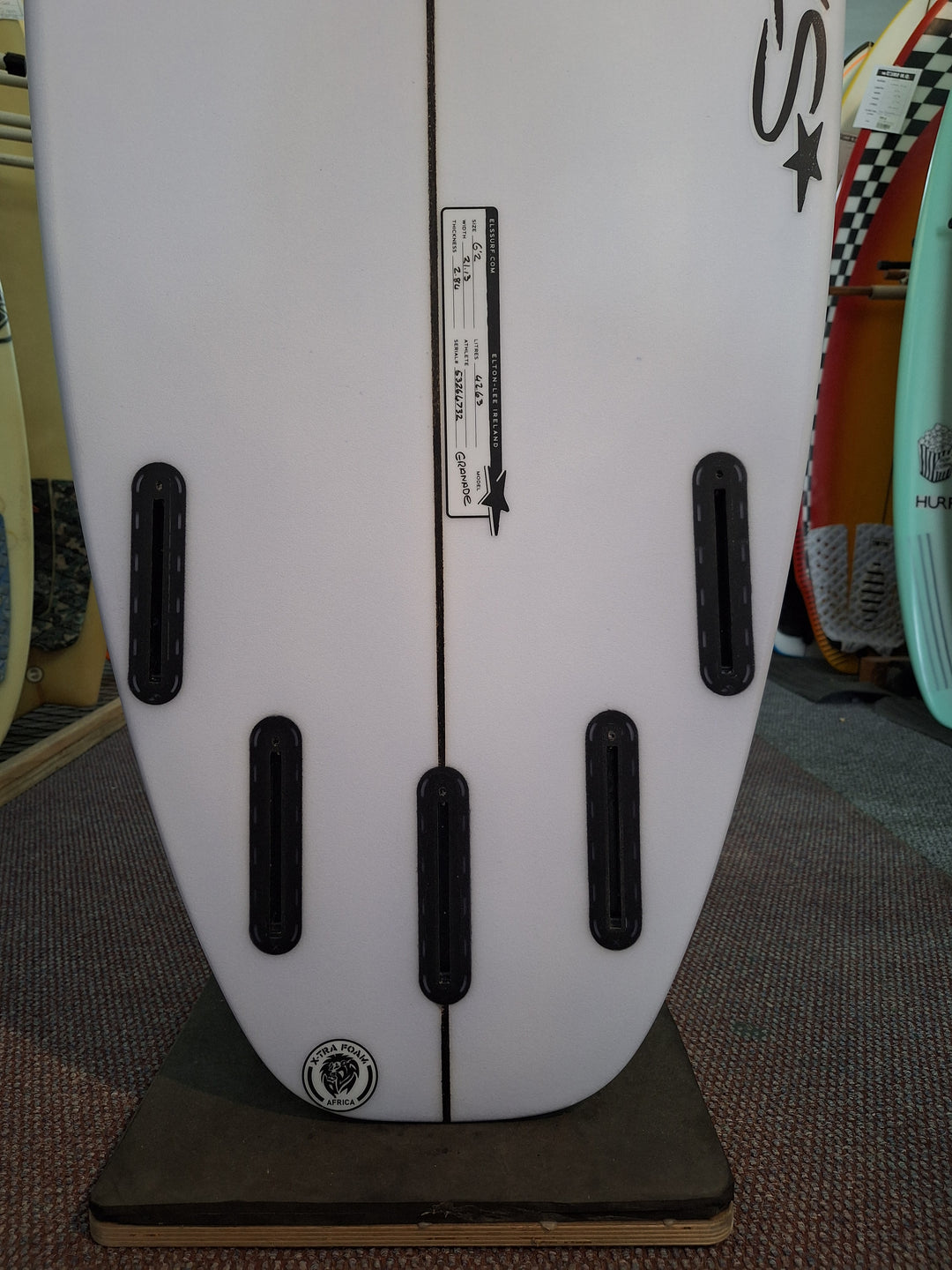 ELS PU GRENADE 6'2 X 21.13" X 2.84 = 42.63L