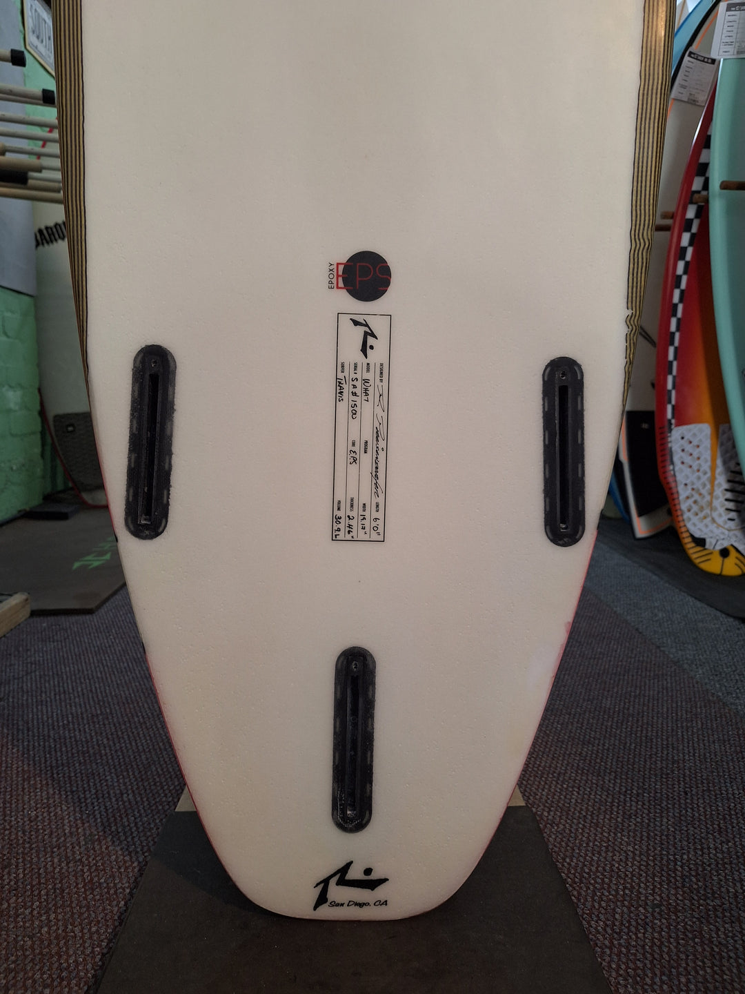 RUSTY EPOXY WHAT 6'0 X 19.17" X 2.46" = 30.9L