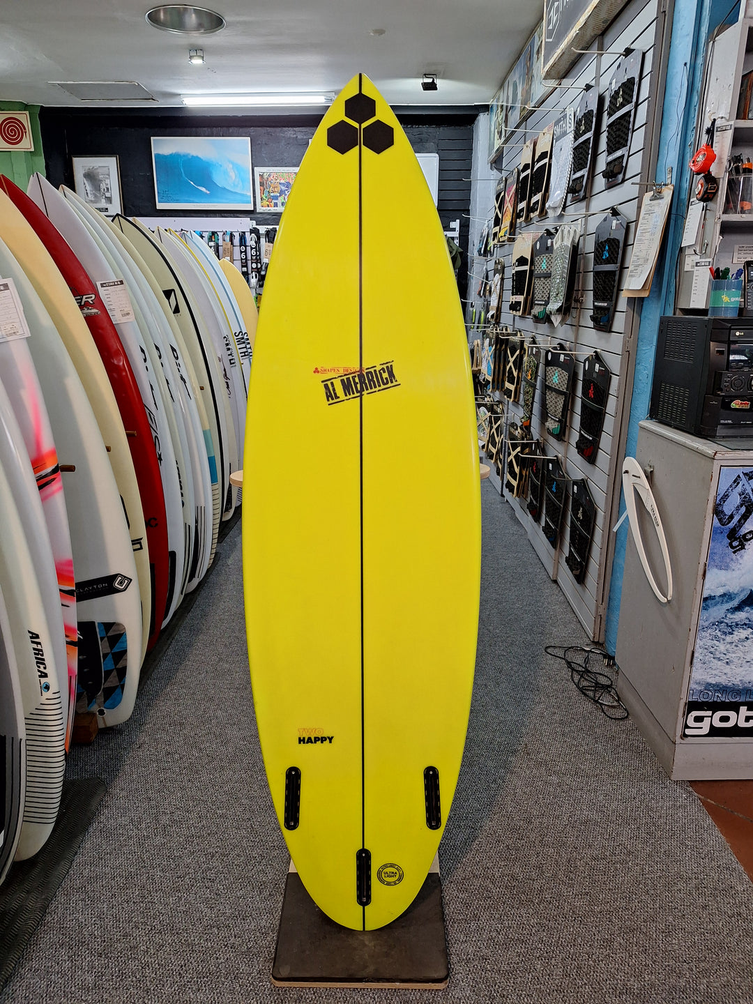 AL MERRICK PU TWO HAPPY 6'1 X 19 7/8" X 29/16" = 32.8L