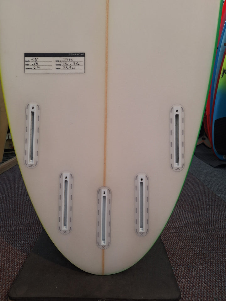 Hurricane Pu Pacman 5'8 x 20 5/8 x 2 5/8 =33.7L
