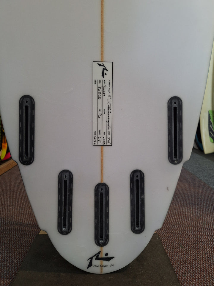 RUSTY PU DWART 5'10 X 20.75" X 2.50" = 34.3L