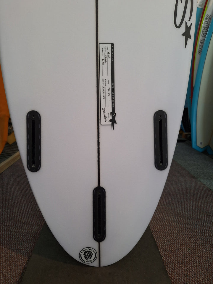 ELS PU GLADIATOR 5'10 X 19.66" X 2.52" = 31.79L