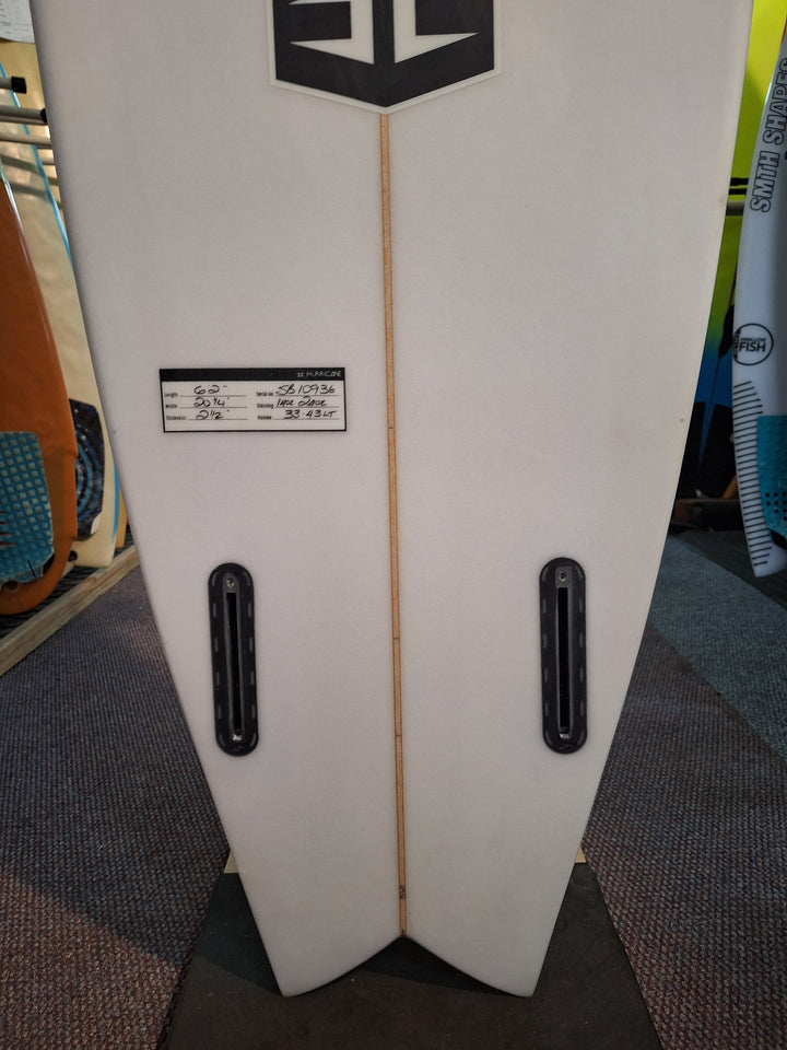 HURRICANE PU BARRACUDA 6'2 x 20 1/4" x 2 1/2" = 33.4L
