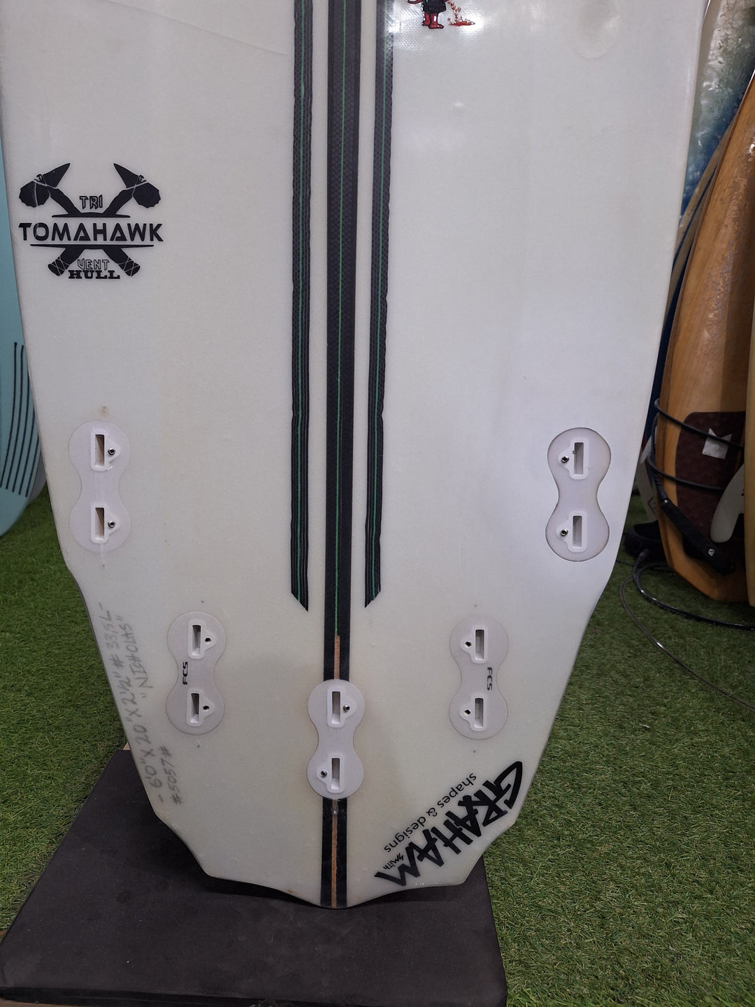 SMTH SHAPES PU TOMOHAWK 6'0 X 20" X 2 1/2" = 33.5L