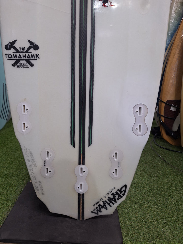 SMTH SHAPES PU TOMOHAWK 6'0 X 20" X 2 1/2" = 33.5L