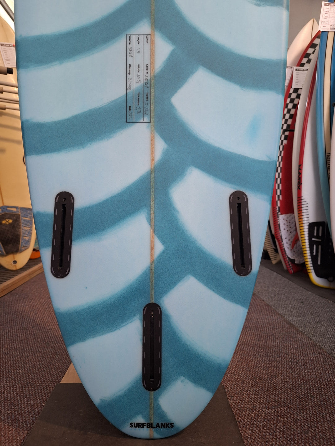 AFRICAN SUN PU Z DISK 6'8 x 20 7/8 x 2 9/16 = 38.5L
