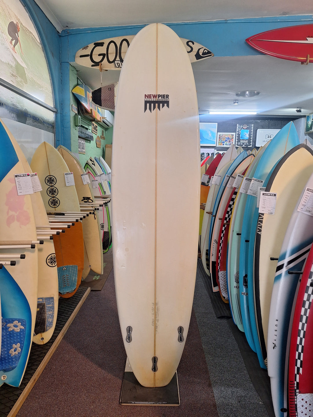 NEW PIER PU MINIMAL 8'0 X 23" X 3" = 58.6L