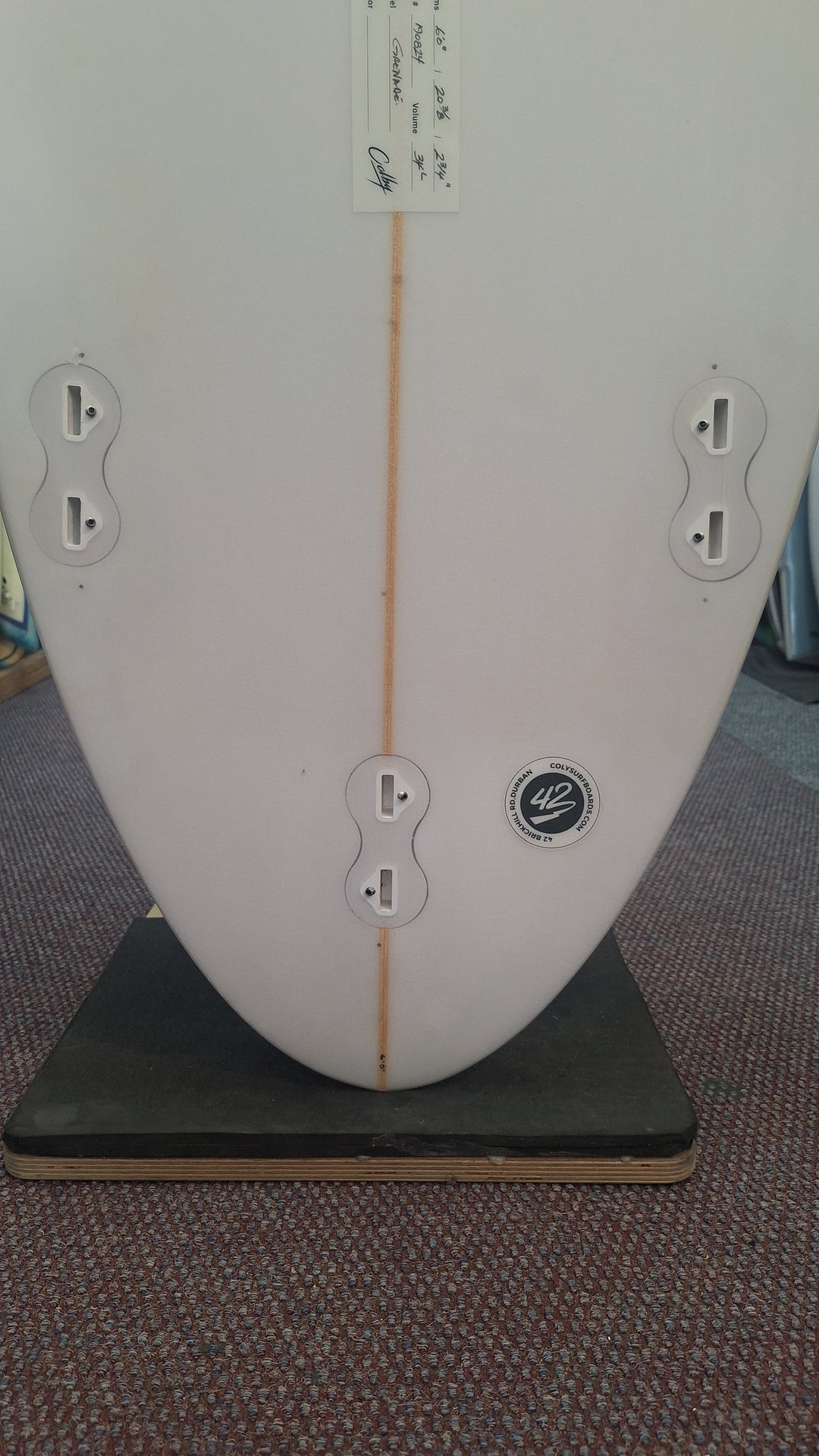 COLBY PU GRENADE 6'0 X 20 3/8" X 2 3/4" = 34L