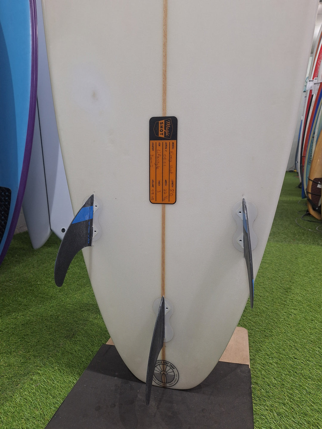 MAGIC SHOT PU EASY SHOT 8'0 X 22 1/16" X 3" = 59.48L