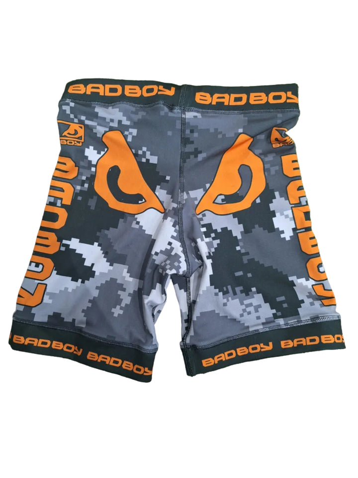 Bad Boy Fight Tights- Camo & Orange