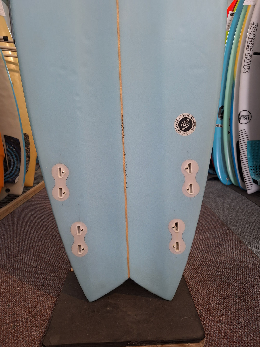 COLBY PU MOD FISH 5'8 X 20 1/2" X 2 1/2" = 31.7L