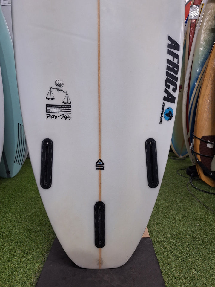 AFRICA SURFBOARDS PU FIFTY-FIFTY 6'0 X 19 9/16" X 2 3/8" = 33.2L