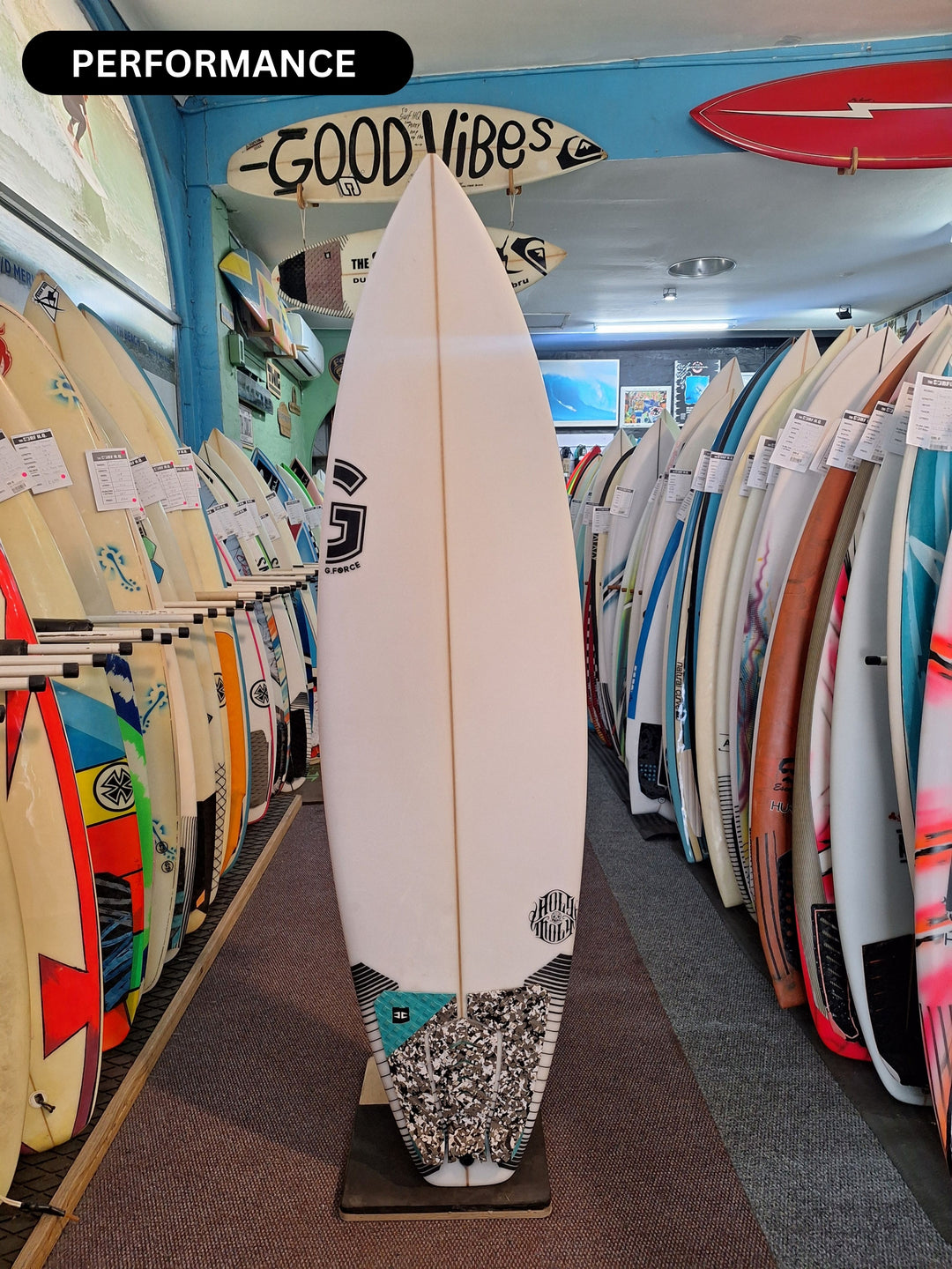 G-FORCE PU HOLY MOLY 5'11 X 19 5/16" X 2 11/16" = 32L