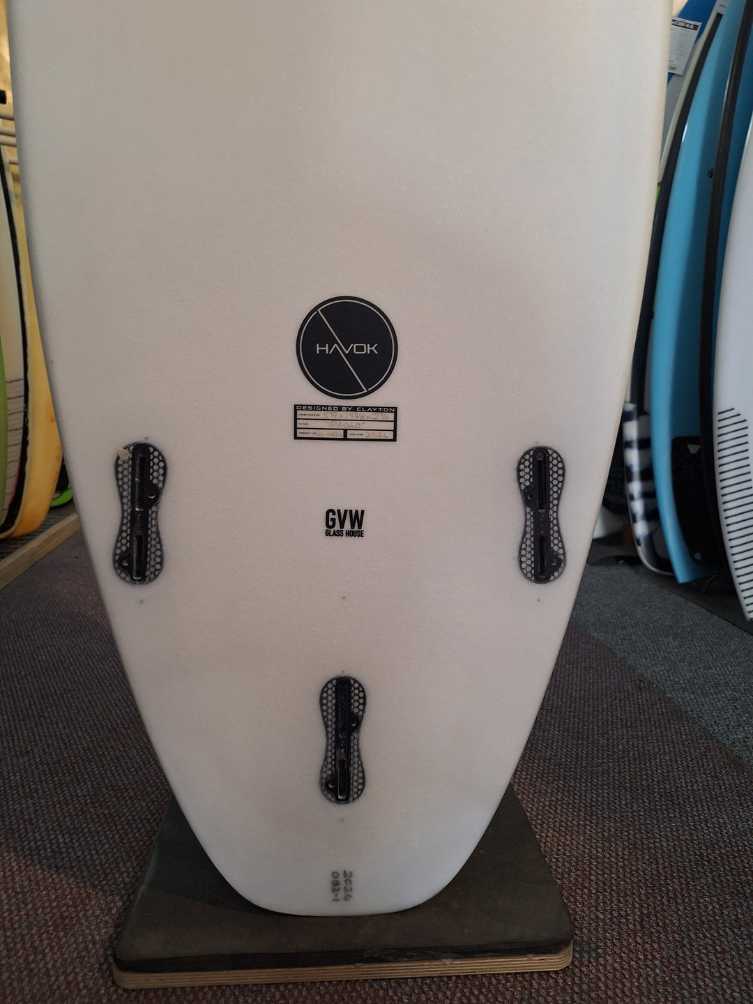 CLAYTON EPOXY HAVOK 5'9 X 19 3/8" X 2 7/16"=29.2L