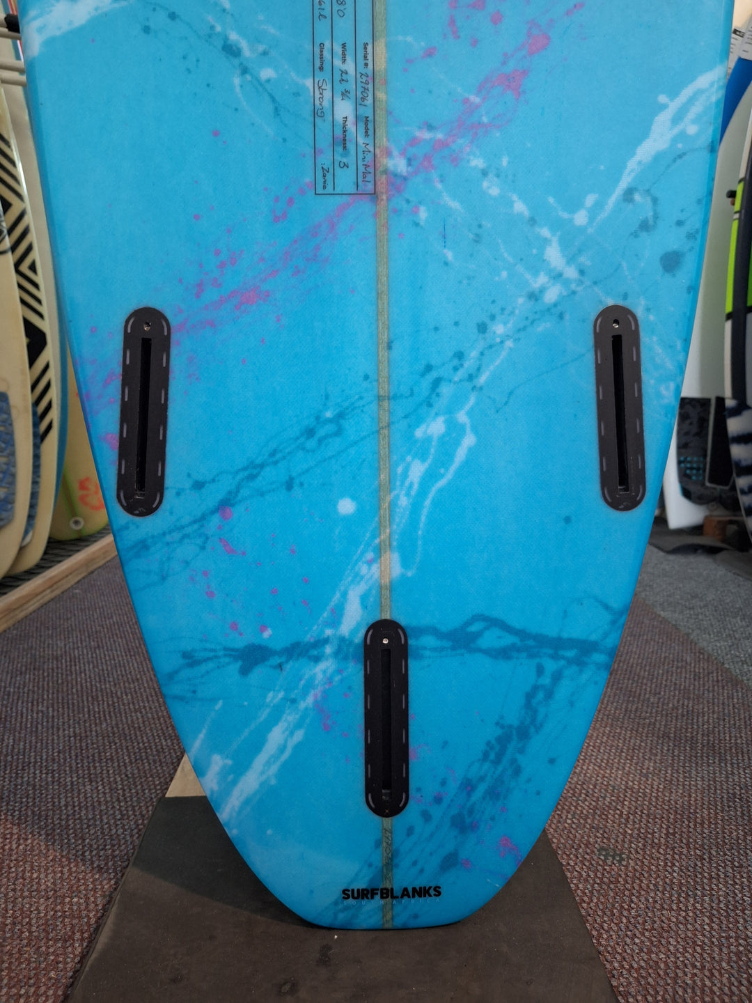 AFRICAN SUN PU MINI MAL 8'0 X 22 3/4" X 3" = 61L