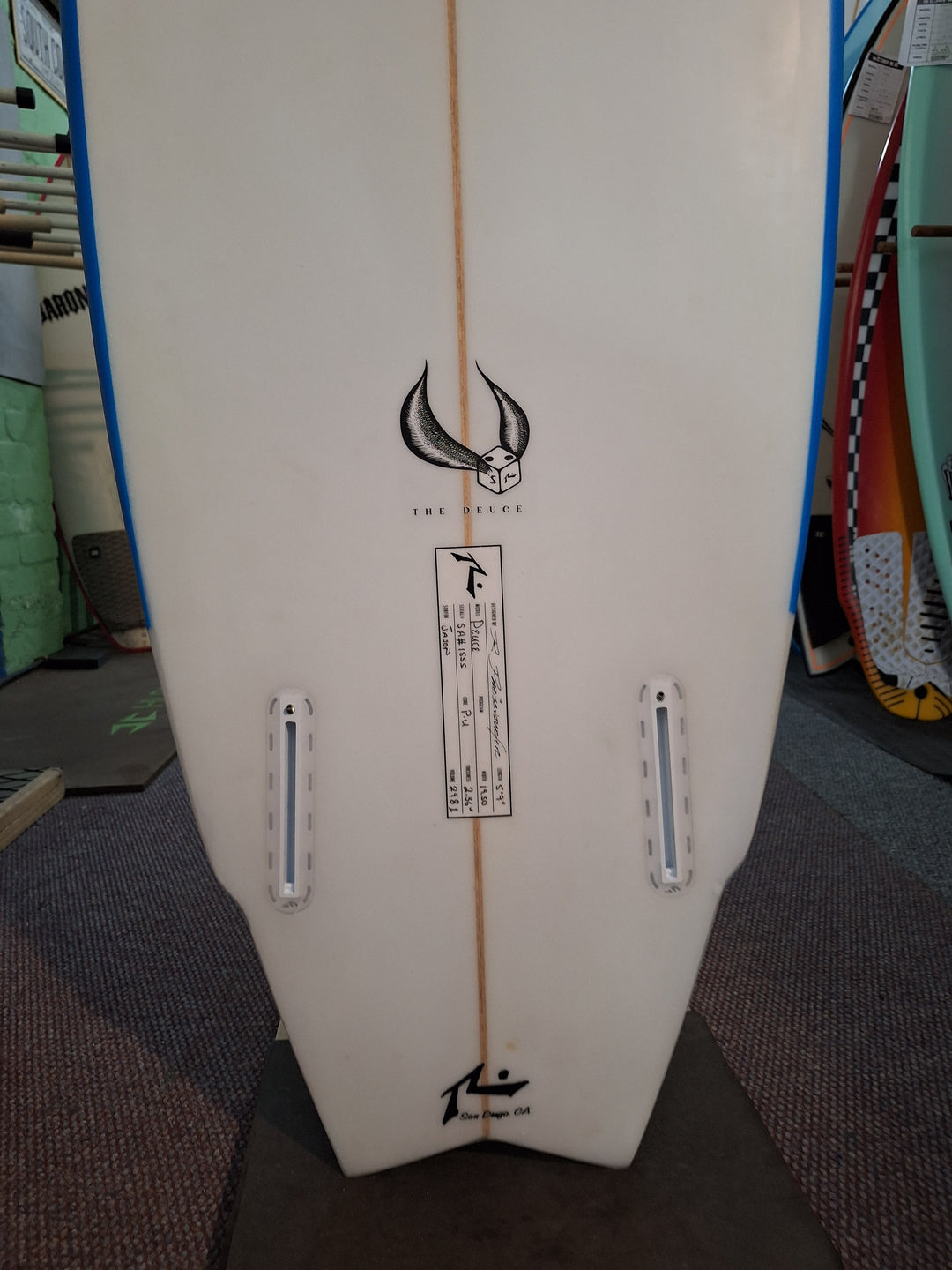 RUSTY PU DEUCE 5'9 X 19.50" X 2.36" = 29.8L